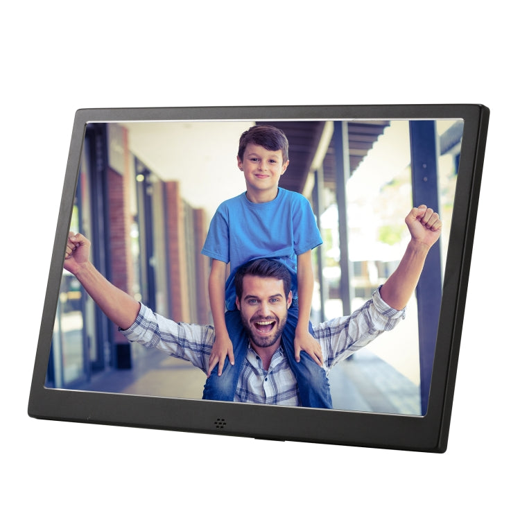 HSD1707 17 inch LED 1440X900 High Resolution Display Digital Photo Frame with Holder and Remote Control, Support SD / MMC / MS Card / USB Port, US Plug(Black) - Consumer Electronics by buy2fix | Online Shopping UK | buy2fix