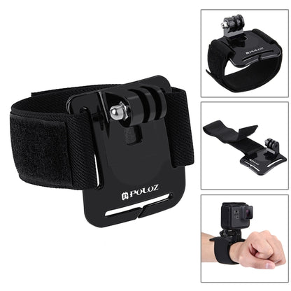 PULUZ 24 in 1 Bike Mount Accessories Combo Kits (Wrist Strap + Helmet Strap + Extension Arm + Quick Release Buckles + Surface Mounts + Adhesive Stickers + Tripod Adapter + Storage Bag + Handlebar Moun ... /3 /2 /1, DJI Osmo Action and Other Action Cameras - DJI & GoPro Accessories by PULUZ | Online Shopping UK | buy2fix