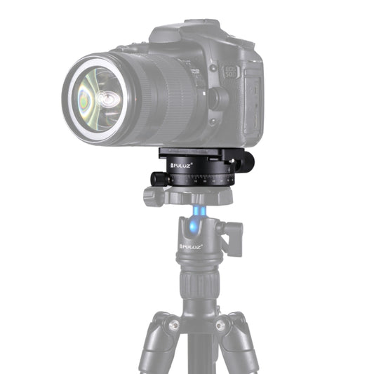 PULUZ Aluminum Alloy 360 Degree Rotation Panorama Ball Head with Quick Release Plate for Camera Tripod Head - Tripod Heads by PULUZ | Online Shopping UK | buy2fix