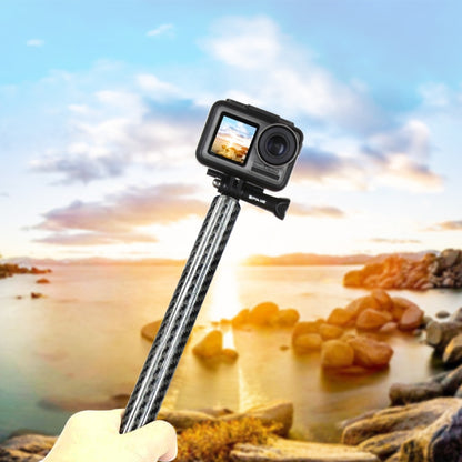 PULUZ 275mm Aluminum Alloy Carbon Fiber Floating Buoyancy Selfie-stick Extension Arm Rods for GoPro, Insta360, DJI and Other Action Cameras - Floating Grip & Ball by PULUZ | Online Shopping UK | buy2fix