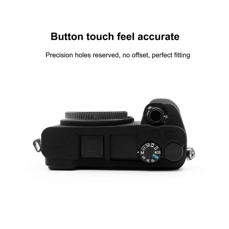 PULUZ Soft Silicone Protective Case for Sony ILCE-6500(Black) - Protective Case by PULUZ | Online Shopping UK | buy2fix