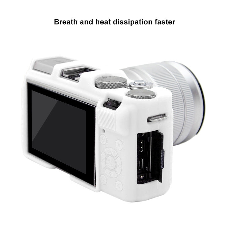 PULUZ Soft Silicone Protective Case for FUJIFILM X-A3 / X-A10(White) - Camera Accessories by PULUZ | Online Shopping UK | buy2fix