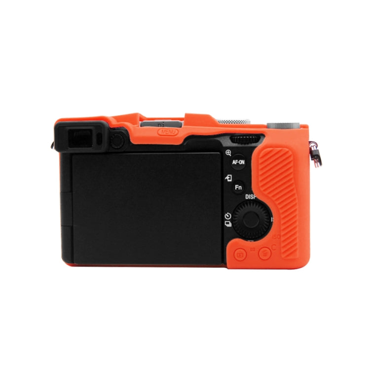 PULUZ Soft Silicone Protective Case for Sony A7C / ILCE-7C(Orange) - Protective Case by PULUZ | Online Shopping UK | buy2fix