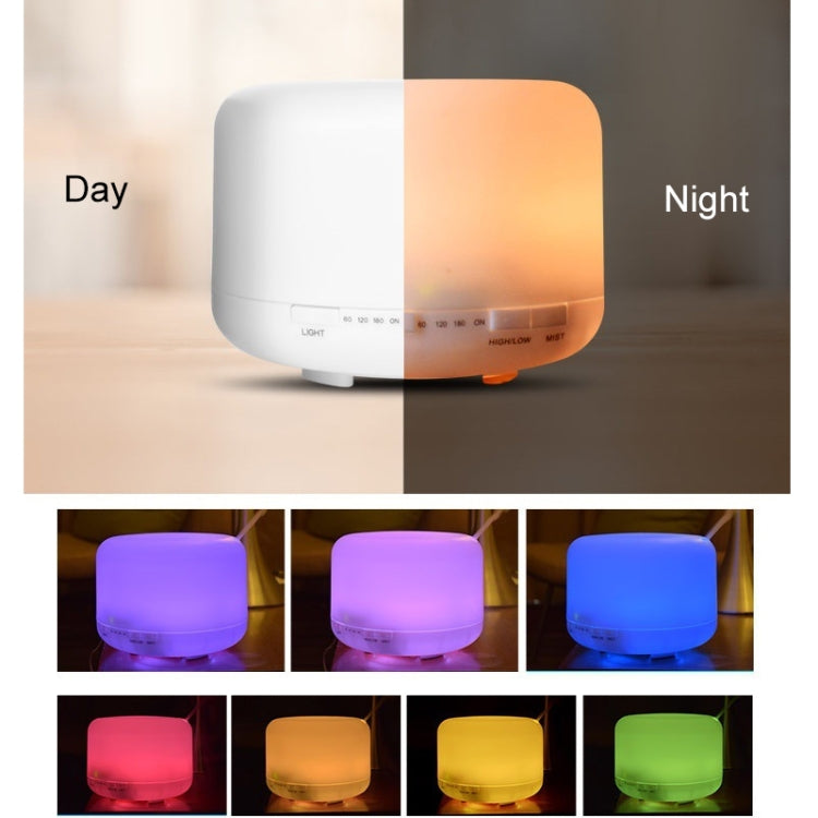 Ultrasonic Aroma Diffuser with Colorful LED Lights (US Plug)(White) - Home & Garden by buy2fix | Online Shopping UK | buy2fix