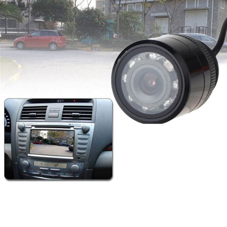 E325 LED Sensor Car Rear View Camera, Support Color Lens / 120 Degree Viewable / Waterproof & Night Sensor Function, Diameter: 30mm(Black) - In Car by buy2fix | Online Shopping UK | buy2fix