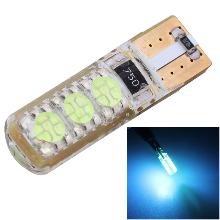 10 PCS T10 3W 300LM Silicone 6 LED SMD 5050 Car Clearance Lights Lamp, DC 12V - In Car by buy2fix | Online Shopping UK | buy2fix