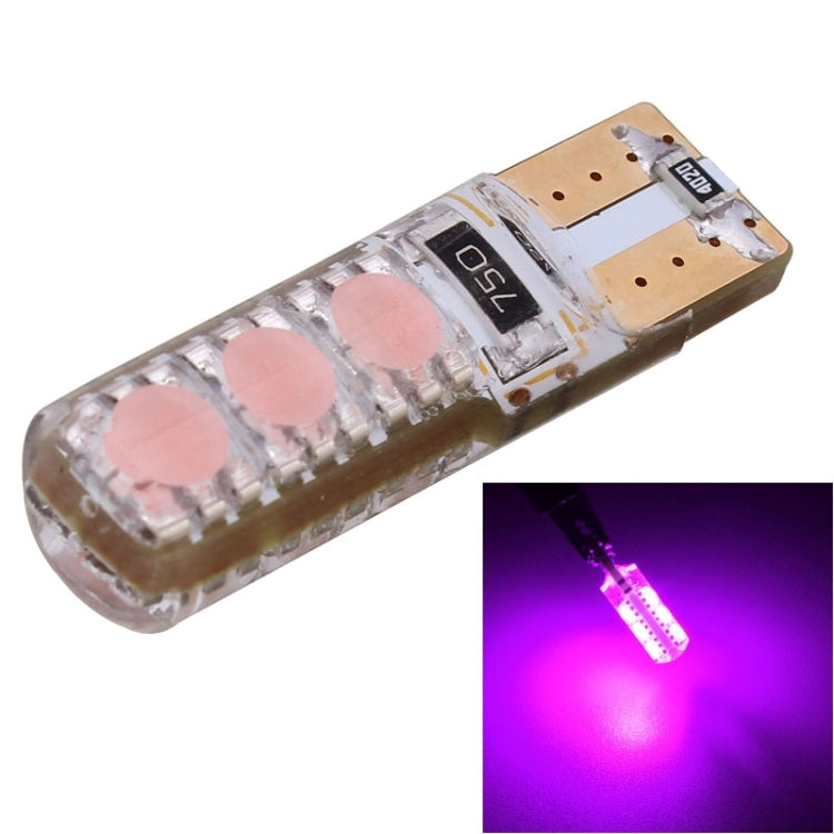 10 PCS T10 3W 300LM Silicone 6 LED SMD 5050 Car Clearance Lights Lamp, DC 12V - In Car by buy2fix | Online Shopping UK | buy2fix