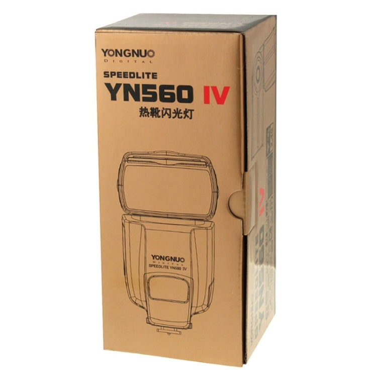 YONGNUO YN-560IV Wireless Flash Speedlite for Nikon Canon Pentax Olympus RF602 - Camera Accessories by YONGNUO | Online Shopping UK | buy2fix