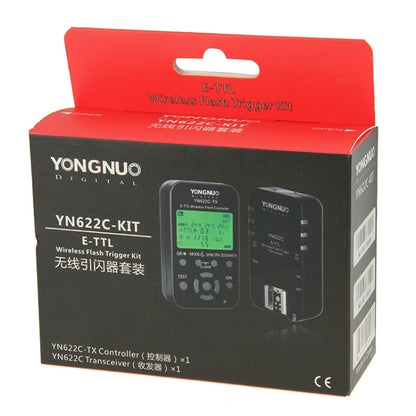 YONGNUO YN622C-KIT E-TTL Wireless Flash Trigger Controller + Transceiver Kit for Canon Camera - Camera Accessories by YONGNUO | Online Shopping UK | buy2fix