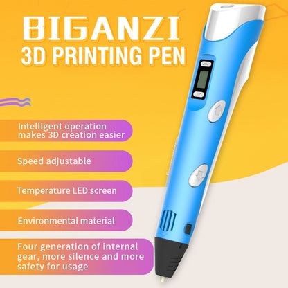 Hand-held 3D Printing Pen, EU Plug(Purple) - Consumer Electronics by buy2fix | Online Shopping UK | buy2fix