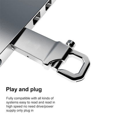 32GB Metallic Keychains Style USB 2.0 Flash Disk - Computer & Networking by buy2fix | Online Shopping UK | buy2fix