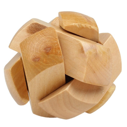 Intelligence Wooden Ball Shaped Pull-Apart IQ Puzzle Magic Cube Toy(Fleshcolor) - Math Toys by buy2fix | Online Shopping UK | buy2fix