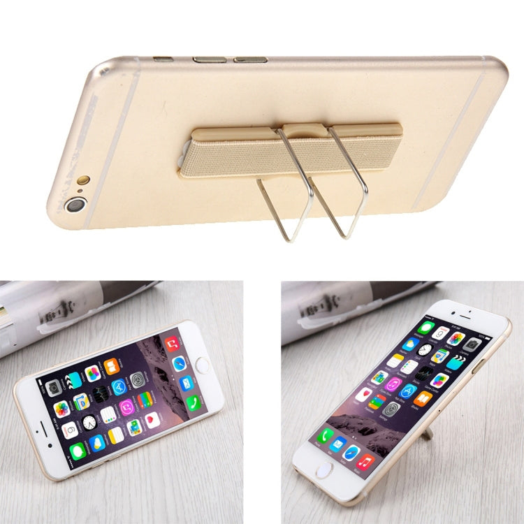 Universal Mini Foldable Holder Stand with Finger Grip(Gold) - Ring Holder by buy2fix | Online Shopping UK | buy2fix