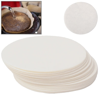 100 PCS Round Coffee Filter Paper, Diameter 60mm(White) - Home & Garden by buy2fix | Online Shopping UK | buy2fix