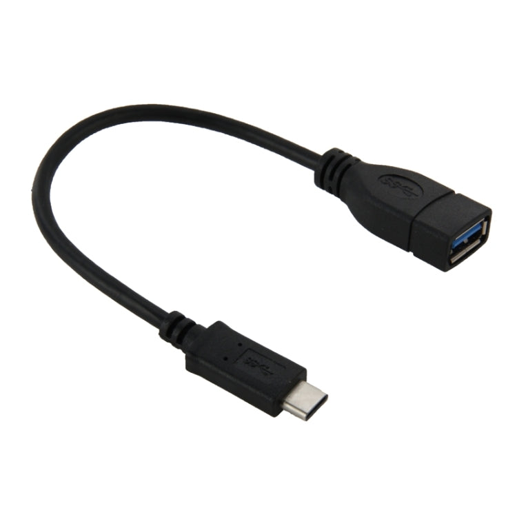 22cm USB-C / Type-C 3.1 Male to USB 3.0 Female Adapter Cable(Black) - USB-C & Type-C Cable by buy2fix | Online Shopping UK | buy2fix