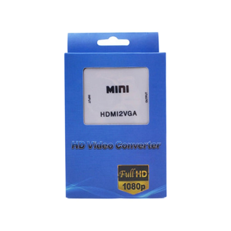 Mini HDMI to VGA Audio Converter -  by buy2fix | Online Shopping UK | buy2fix