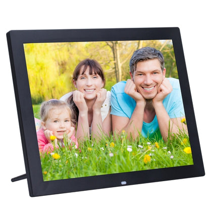 14 inch HD LED Screen Digital Photo Frame with Holder & Remote Control, Allwinner, Alarm Clock / MP3 / MP4 / Movie Player(Black) - Consumer Electronics by buy2fix | Online Shopping UK | buy2fix