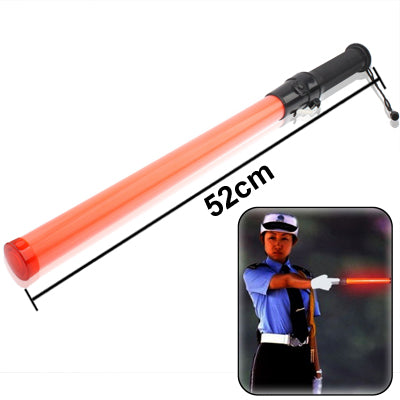 Safety Traffic 3-Mode Control Red LED Baton with Alarm Function, Length: 52cm - In Car by buy2fix | Online Shopping UK | buy2fix