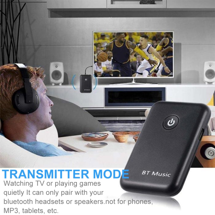 YPF-03 2 in 1 Bluetooth 4.2 Transmitter & Receiver  3.5mm Wireless Audio Adapter, Transmission Distance: 20m, For PC, TV, Home Stereo, Phone - Apple Accessories by buy2fix | Online Shopping UK | buy2fix