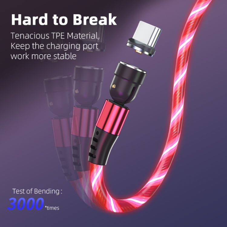 2.4A 540 Degree Bendable Streamer Magnetic Data Cable without Magnetic Head, Cable Length: 1m (Red) - Mobile Accessories by buy2fix | Online Shopping UK | buy2fix