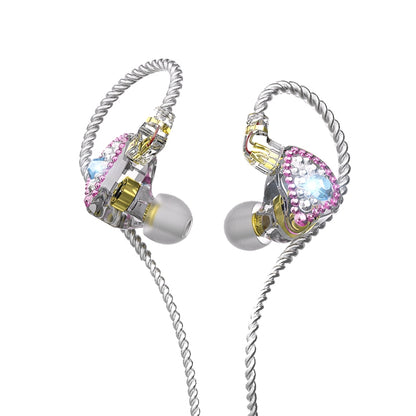 CVJ Liuli 3.5mm In-ear Wired Headphones,Length 2.5m (Red) - In Ear Wired Earphone by CVJ | Online Shopping UK | buy2fix