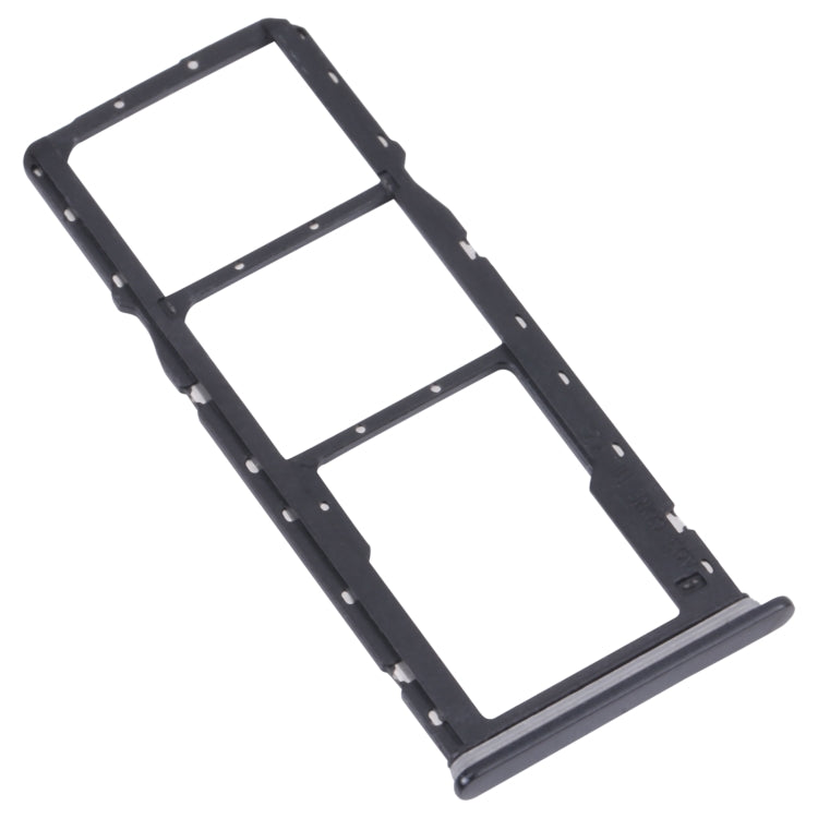 For Samsung Galaxy A04 Core SM-A042F Original SIM Card Tray + SIM Card Tray + Micro SD card tray(Black) - Card Socket by buy2fix | Online Shopping UK | buy2fix