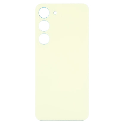 For Samsung Galaxy S23 SM-S911B OEM Glass Battery Back Cover(Yellow) - Repair & Spare Parts by buy2fix | Online Shopping UK | buy2fix