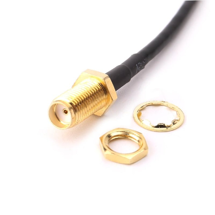 RG174 CRC9 Male Straight TO SMA Female Connecting Cable Extension, Length: 15cm - Security by buy2fix | Online Shopping UK | buy2fix