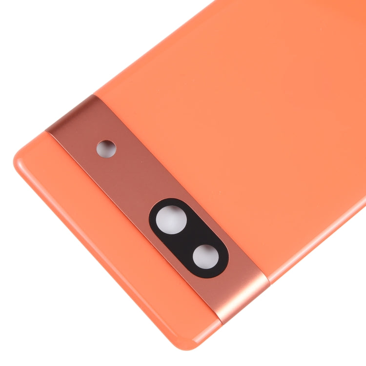 For Google Pixel 7A Original Battery Back Cover with Camera Lens Cover(Orange) - Back Cover by buy2fix | Online Shopping UK | buy2fix