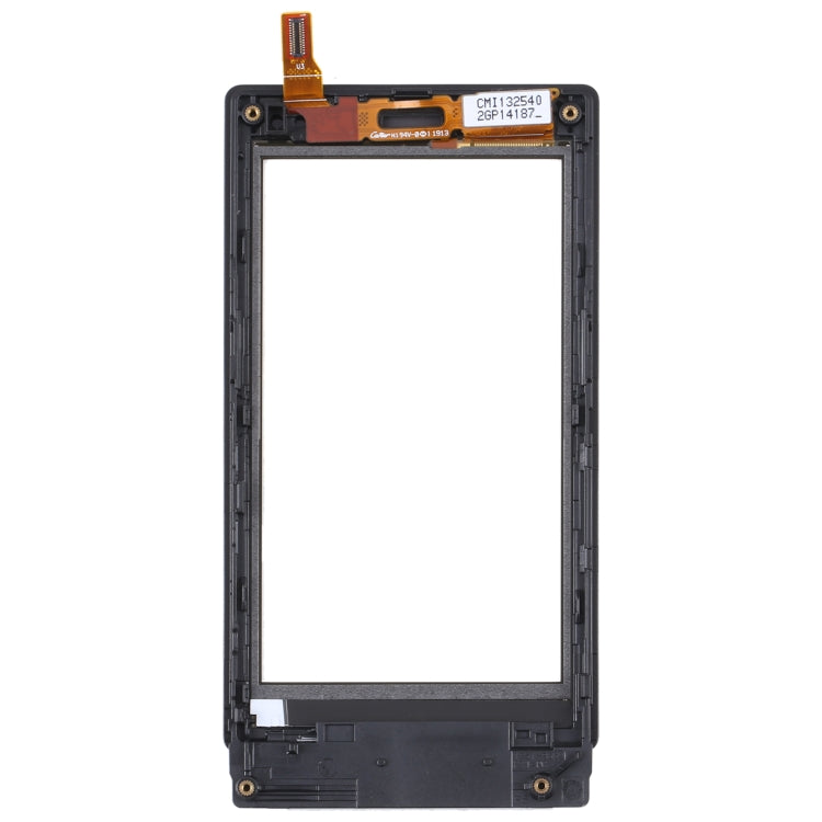 Original Touch Panel with Frame For Sony Xperia Sola MT27i - Repair & Spare Parts by buy2fix | Online Shopping UK | buy2fix