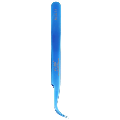 Vetus MCS-15 Bright Blue Curved Tweezers - Tweezers by VETUS | Online Shopping UK | buy2fix