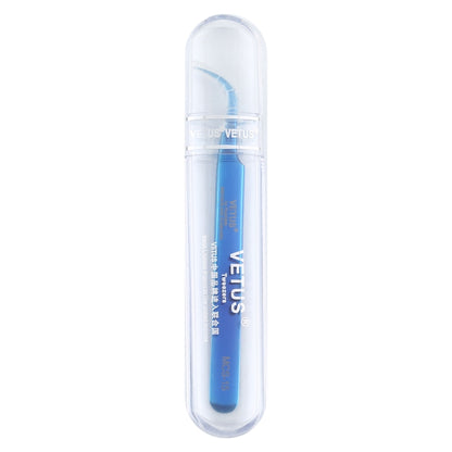 Vetus MCS-15 Bright Blue Curved Tweezers - Tweezers by VETUS | Online Shopping UK | buy2fix