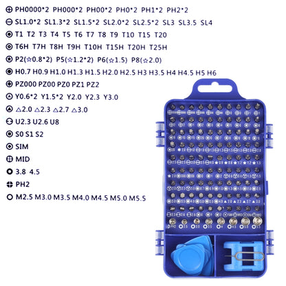 115 in 1 Metal Handle Screwdriver Repair Tools Kit - Repair & Spare Parts by buy2fix | Online Shopping UK | buy2fix