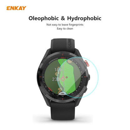 For Garmin Approach S62 ENKAY Hat-Prince 0.2mm 9H 2.15D Curved Edge Tempered Glass Screen Protector  Watch Film - Screen Protector by ENKAY | Online Shopping UK | buy2fix