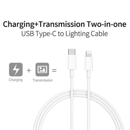 2 in 1 PD3.0 30W USB-C / Type-C Travel Charger with Detachable Foot + PD3.0 3A USB-C / Type-C to 8 Pin Fast Charge Data Cable Set, Cable Length: 2m, EU Plug - Mobile Accessories by buy2fix | Online Shopping UK | buy2fix