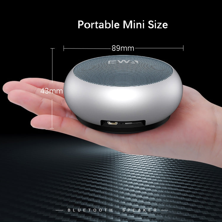 EWA A110 IPX5 Waterproof Portable Mini Metal Wireless Bluetooth Speaker Supports 3.5mm Audio & 32GB TF Card & Calls(Red) - Mini Speaker by EWA | Online Shopping UK | buy2fix