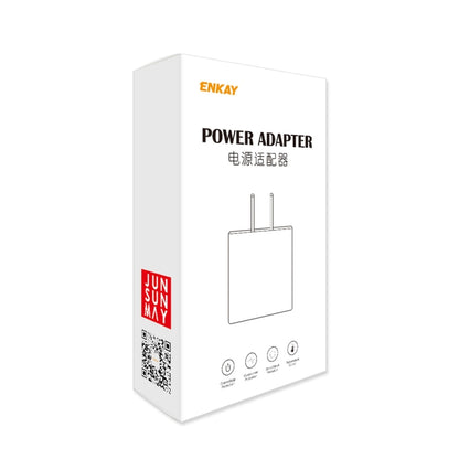 ENKAY Hat-Prince T033 18W USB QC 3.0 Fast Charging Travel Charger Power Adapter, EU Plug - Apple Accessories by ENKAY | Online Shopping UK | buy2fix