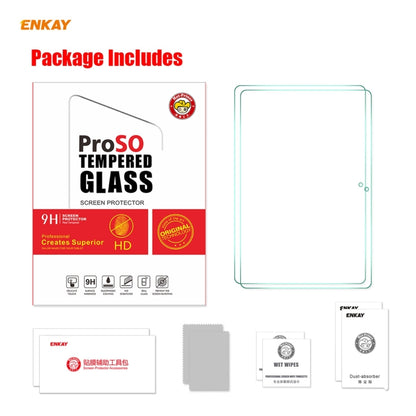 2 PCS For Amazon Fire HD 10 / HD 10 Plus 2021 ENKAY Hat-Prince 0.33mm 9H Surface Hardness 2.5D Explosion-proof Tempered Glass Protector Film - Mobile Accessories by ENKAY | Online Shopping UK | buy2fix