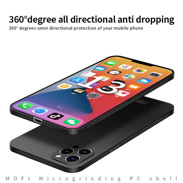 For iPhone 13 Pro MOFI Fandun Series Frosted PC Ultra-thin All-inclusive Protective Case (Black) - iPhone 13 Pro Cases by MOFI | Online Shopping UK | buy2fix