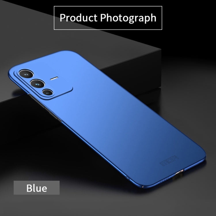 For vivo S12 Pro MOFI Frosted PC Ultra-thin Hard Phone Case(Blue) - vivo Cases by MOFI | Online Shopping UK | buy2fix