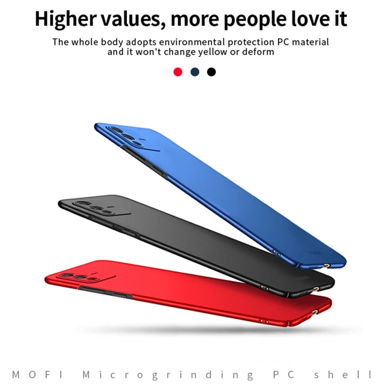 For vivo S12 Pro MOFI Frosted PC Ultra-thin Hard Phone Case(Blue) - vivo Cases by MOFI | Online Shopping UK | buy2fix