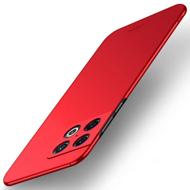 For OnePlus 10 Pro MOFI Frosted PC Ultra-thin Hard Phone Case(Red) - OnePlus Cases by MOFI | Online Shopping UK | buy2fix