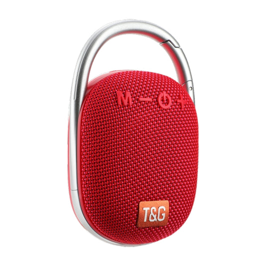 T&G TG321 TWS Portable Wireless Outdoor Mini Speaker with LED Light(Red) - Mini Speaker by T&G | Online Shopping UK | buy2fix