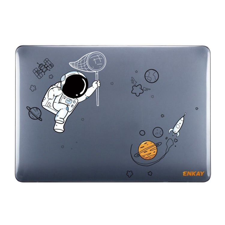 For MacBook Air 13.6 A2681 ENKAY Hat-Prince 3 in 1 Spaceman Pattern Laotop Protective Crystal Case with TPU Keyboard Film / Anti-dust Plugs, Version:US(Spaceman No.2) - MacBook Air Cases by ENKAY | Online Shopping UK | buy2fix