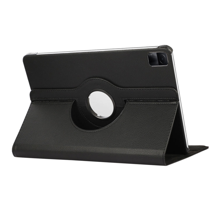 For Xiaomi Redmi Pad 10.61 ENKAY Hat-Prince 360 Degree Rotation Litchi Leather Smart Case(Dark Blue) -  by ENKAY | Online Shopping UK | buy2fix