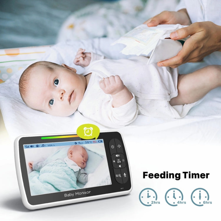 SM650 Wireless Video Baby Camera Intercom Night Vision Temperature Monitoring Cam(AU Plug) - Security by buy2fix | Online Shopping UK | buy2fix