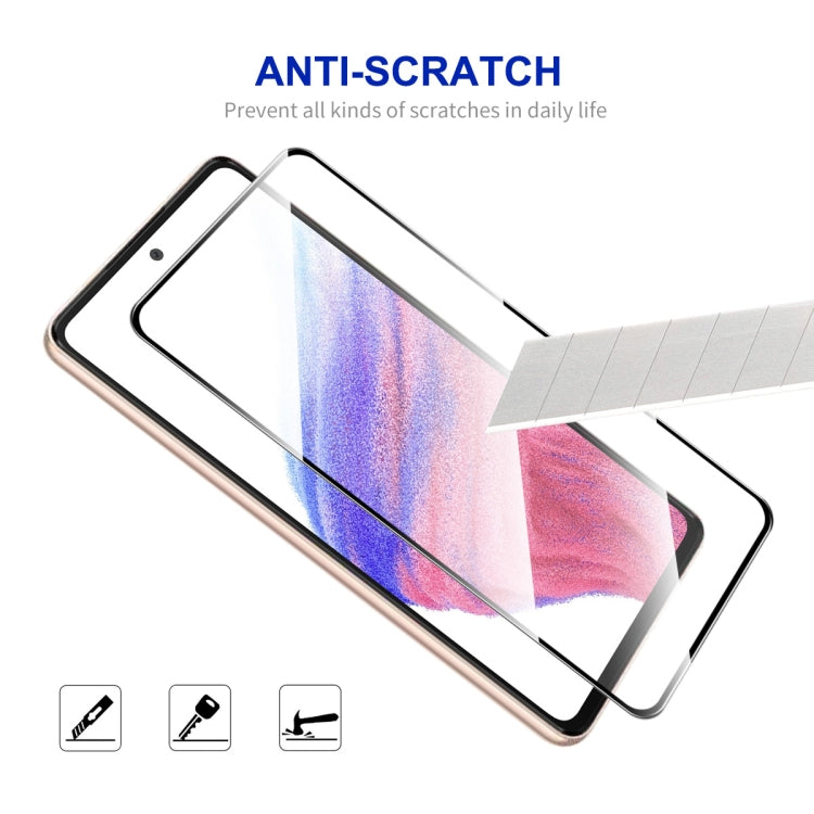 For Samsung Galaxy A54 5G 10pcs ENKAY Hat-Prince Full Glue 0.26mm 9H 2.5D Tempered Glass Full Film - Galaxy Tempered Glass by ENKAY | Online Shopping UK | buy2fix