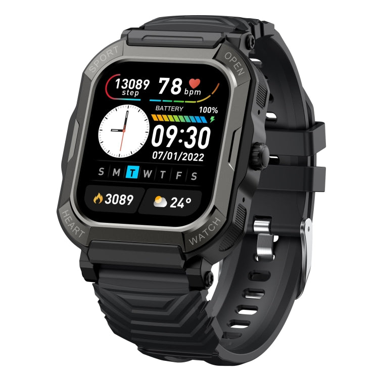 H30 1.91 inch Color Screen Smart Watch,Support Heart Rate Monitoring / Blood Pressure Monitoring(Black) - Smart Wear by buy2fix | Online Shopping UK | buy2fix