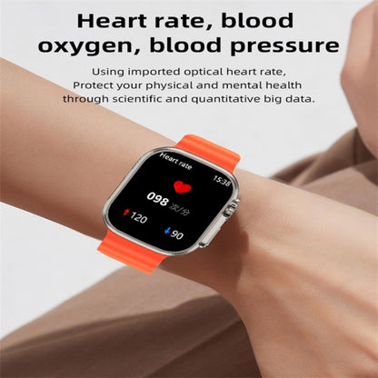 WS68 ULTRA 1.85 inch Color Screen Smart Watch,Support Heart Rate Monitoring / Blood Pressure Monitoring(Gold) - Smart Wear by buy2fix | Online Shopping UK | buy2fix