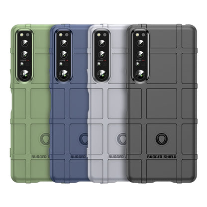 For Sony Xperia 1 V Full Coverage Shockproof TPU Phone Case(Blue) - Sony Cases by buy2fix | Online Shopping UK | buy2fix